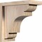 Ekena Millwork New Brighton Smooth Corbel w/Backplate, Douglas Fir, 5 1/2"W x 12"D x 12"H COR06X12X12NEB01SDF - alternate 1